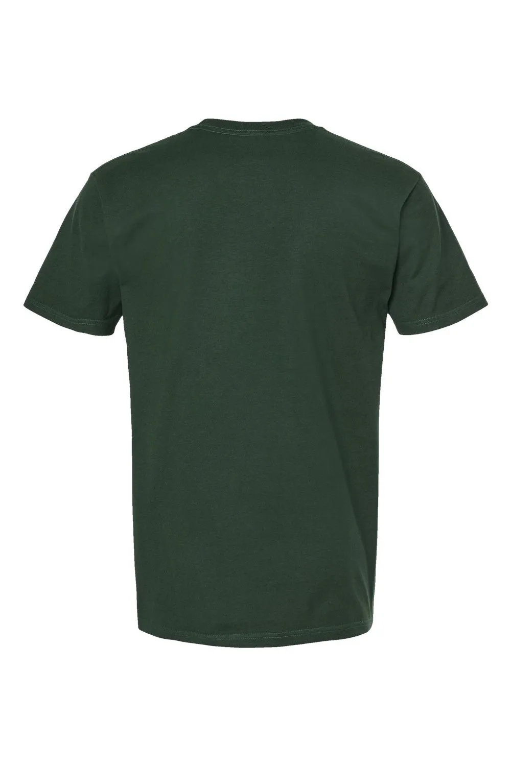 Tultex Mens Jersey Short Sleeve Crewneck T-Shirt - Forest Green
