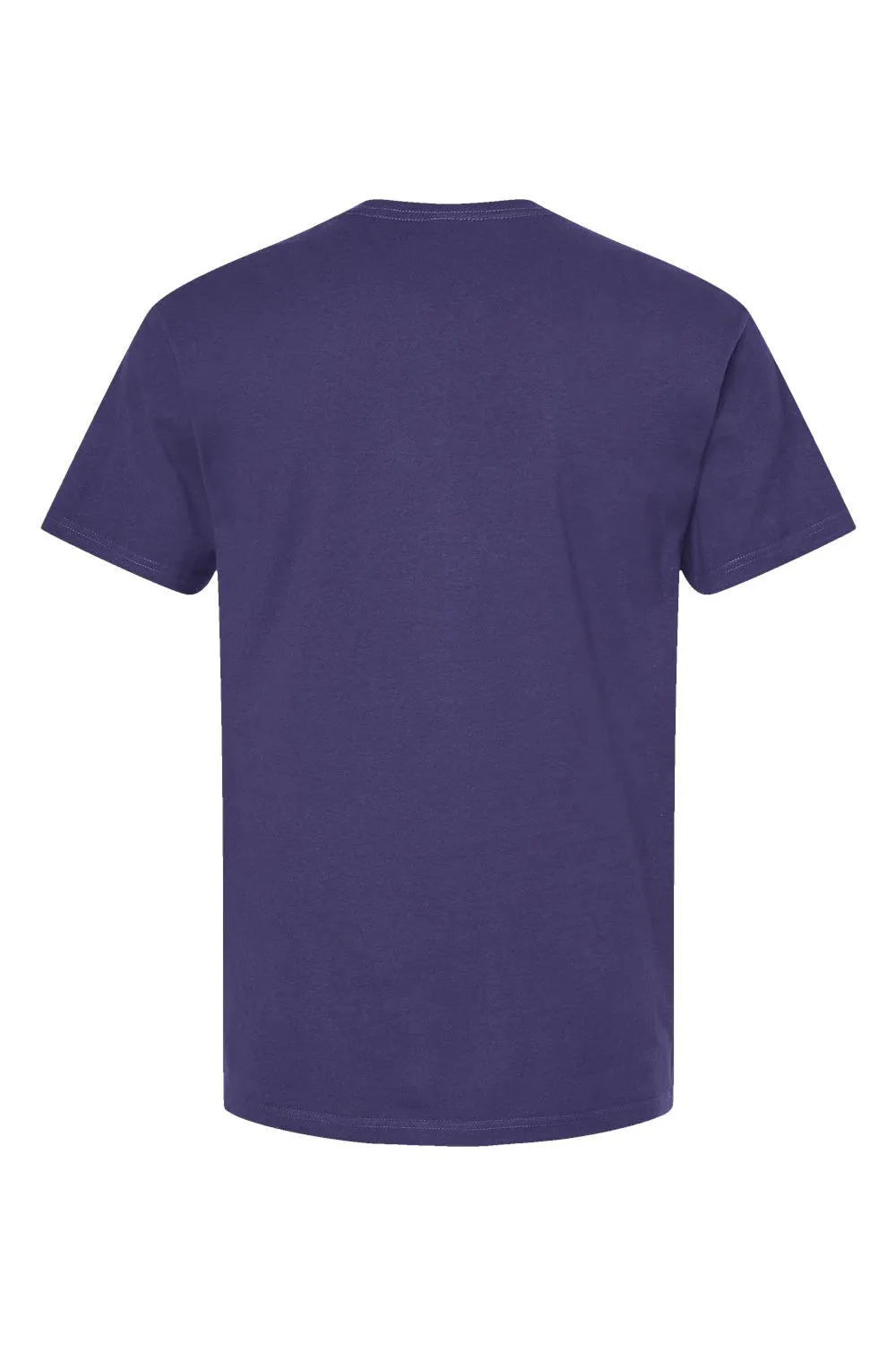 Tultex Mens Jersey Short Sleeve Crewneck T-Shirt - Inked India Blue