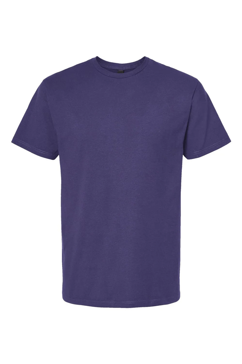 Tultex Mens Jersey Short Sleeve Crewneck T-Shirt - Inked India Blue
