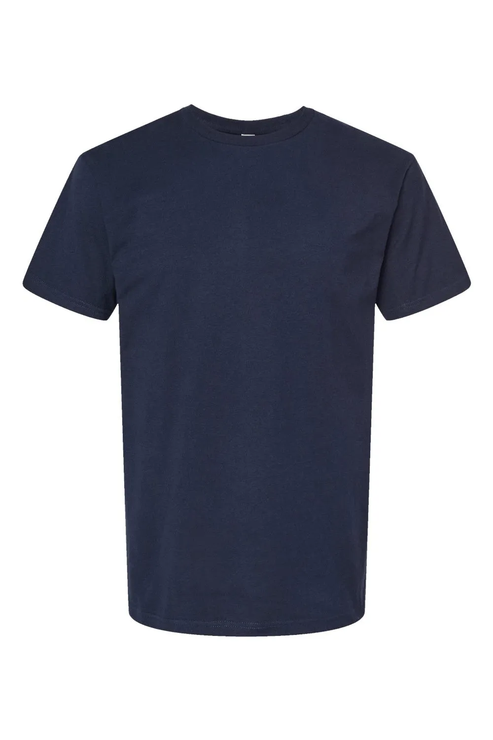 Tultex Mens Jersey Short Sleeve Crewneck T-Shirt - Navy Blue