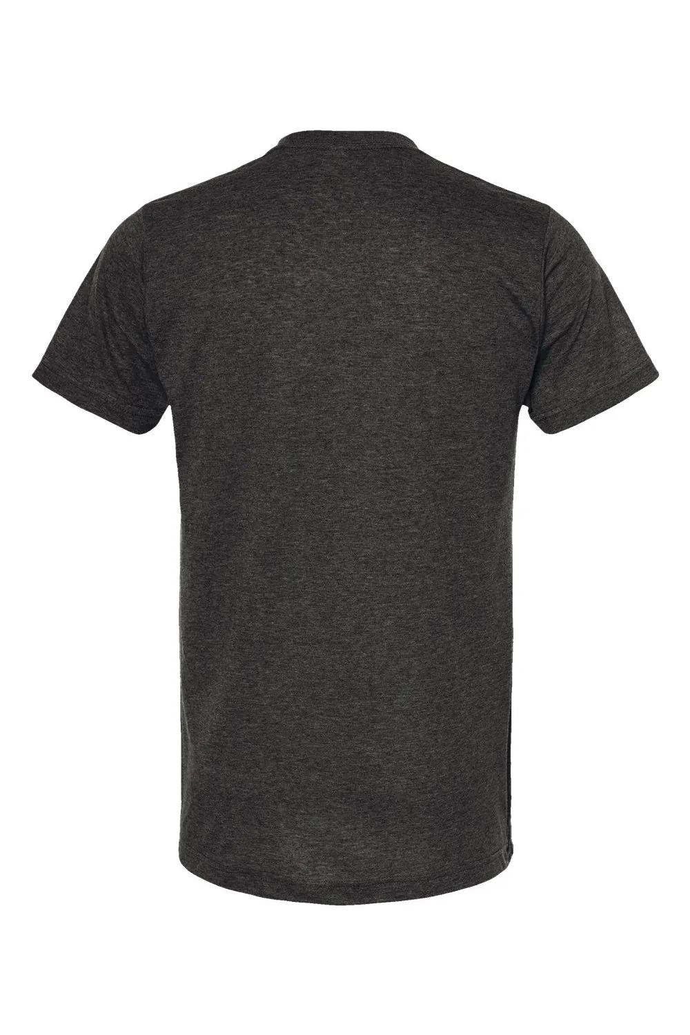 Tultex Mens Poly-Rich Short Sleeve Crewneck T-Shirt - Heather Graphite Grey