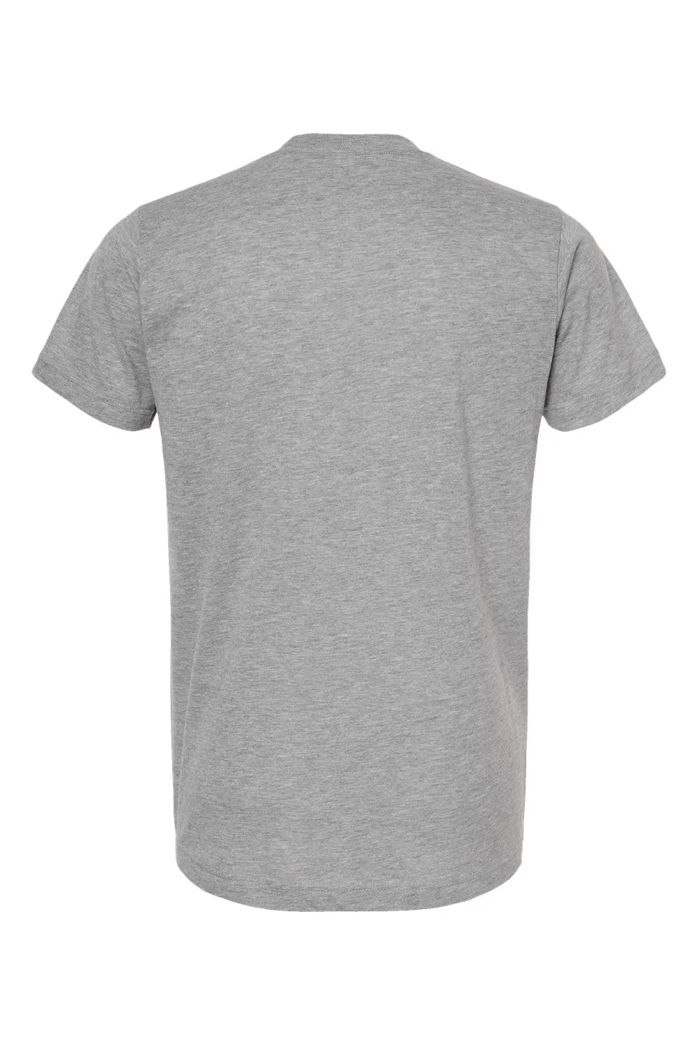 Tultex Mens Poly-Rich Short Sleeve Crewneck T-Shirt - Heather Grey