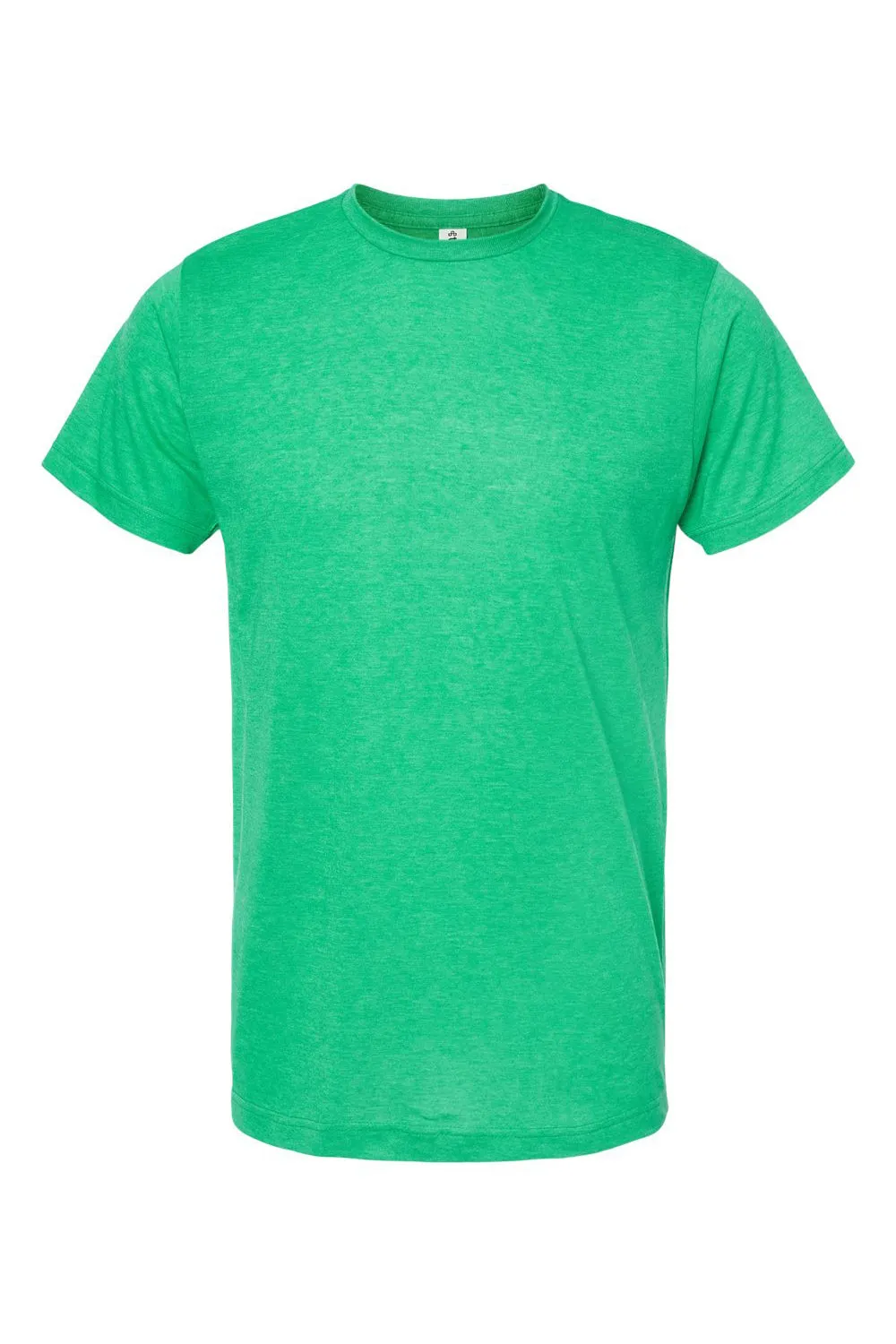Tultex Mens Poly-Rich Short Sleeve Crewneck T-Shirt - Heather Kelly Green