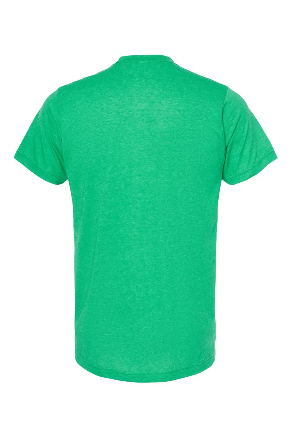 Tultex Mens Poly-Rich Short Sleeve Crewneck T-Shirt - Heather Kelly Green
