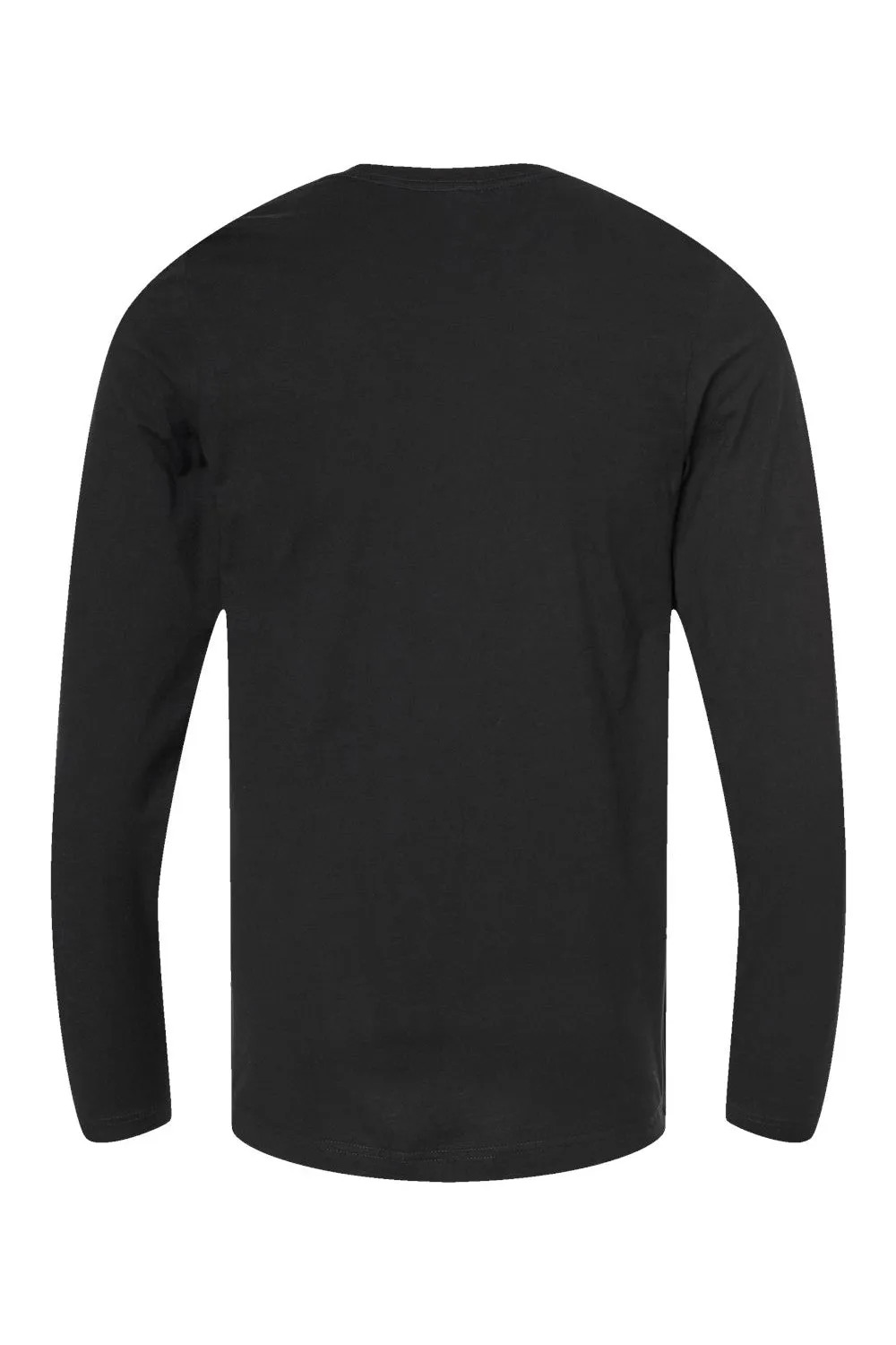 Tultex Mens Premium Long Sleeve Crewneck T-Shirt - Black