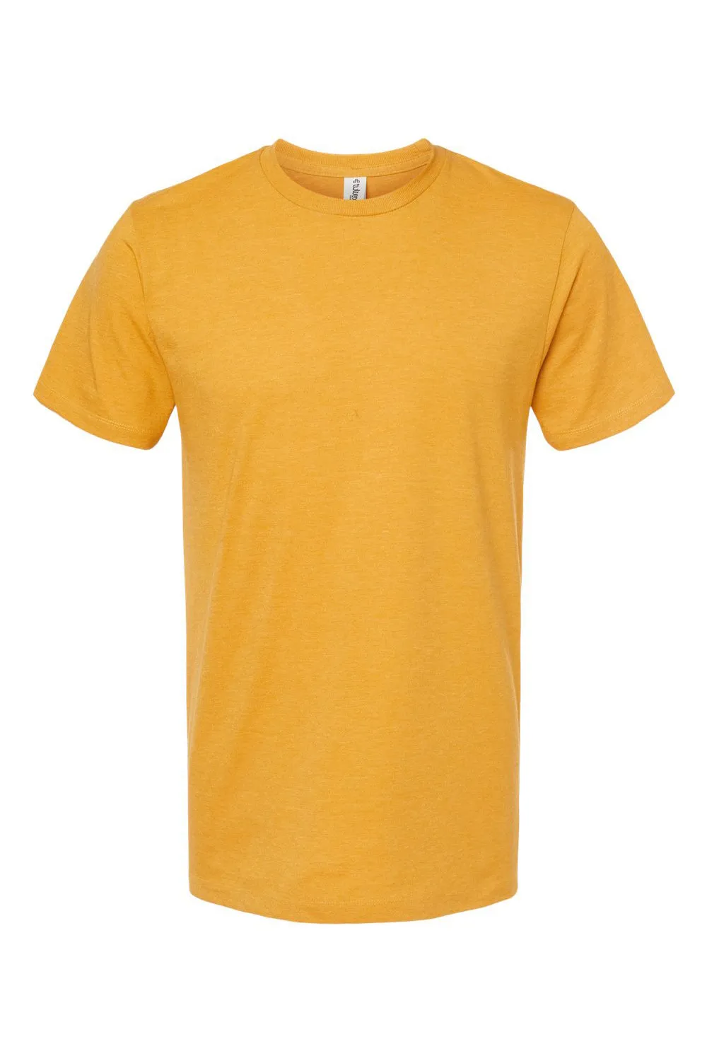 Tultex Mens Premium Short Sleeve Crewneck T-Shirt - Heather Antique Gold - Closeout