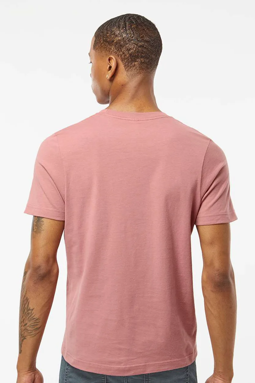 Tultex Mens Premium Short Sleeve Crewneck T-Shirt - Mauve - Closeout