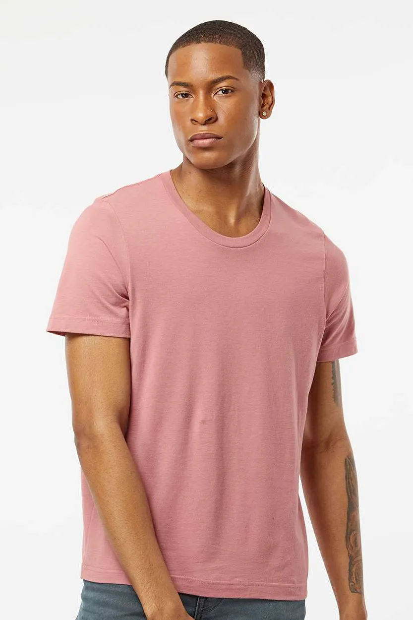 Tultex Mens Premium Short Sleeve Crewneck T-Shirt - Mauve - Closeout