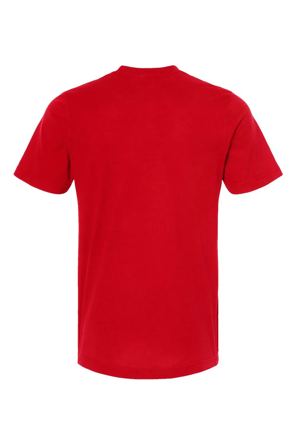 Tultex Mens Premium Short Sleeve Crewneck T-Shirt - Red - Closeout