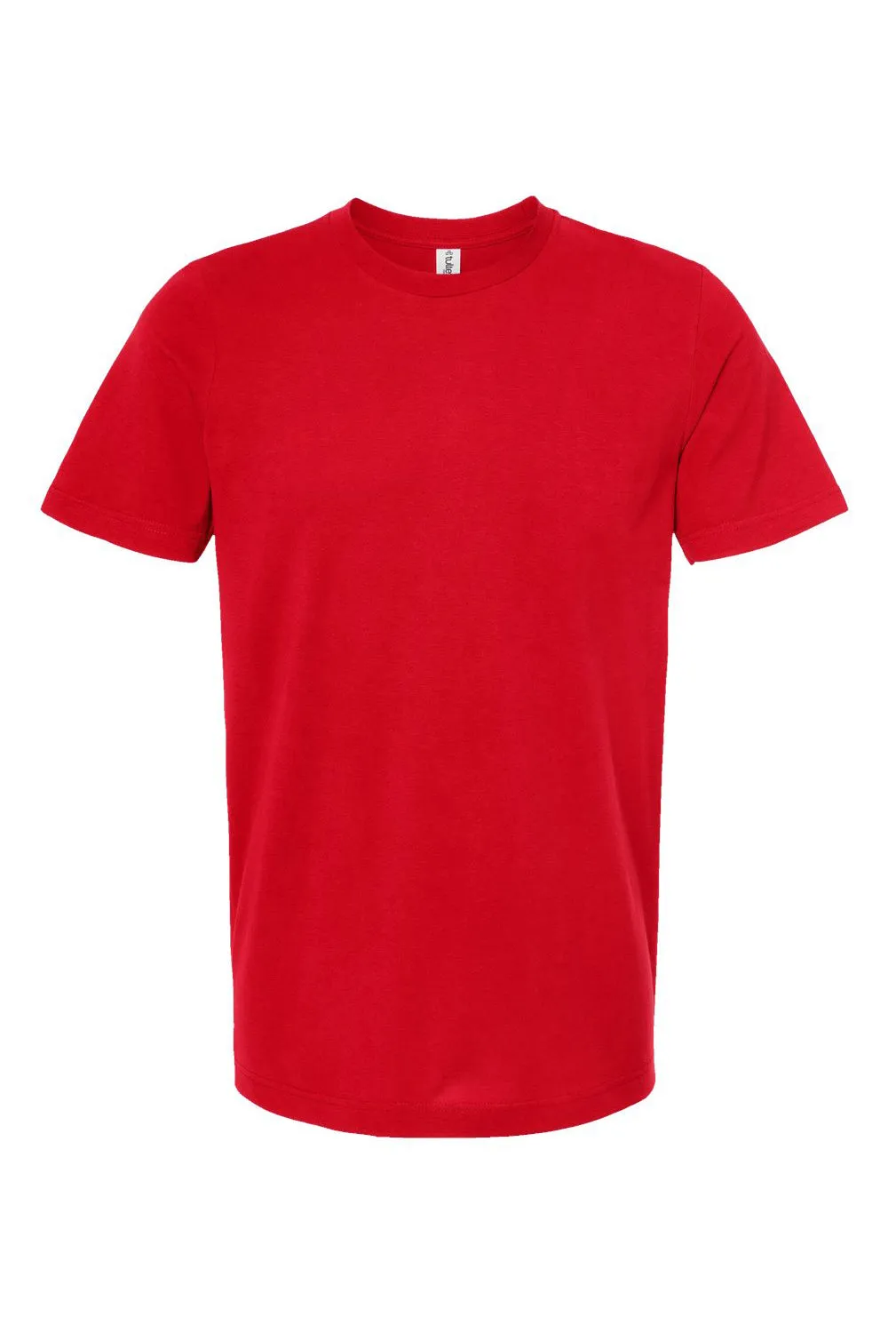 Tultex Mens Premium Short Sleeve Crewneck T-Shirt - Red - Closeout