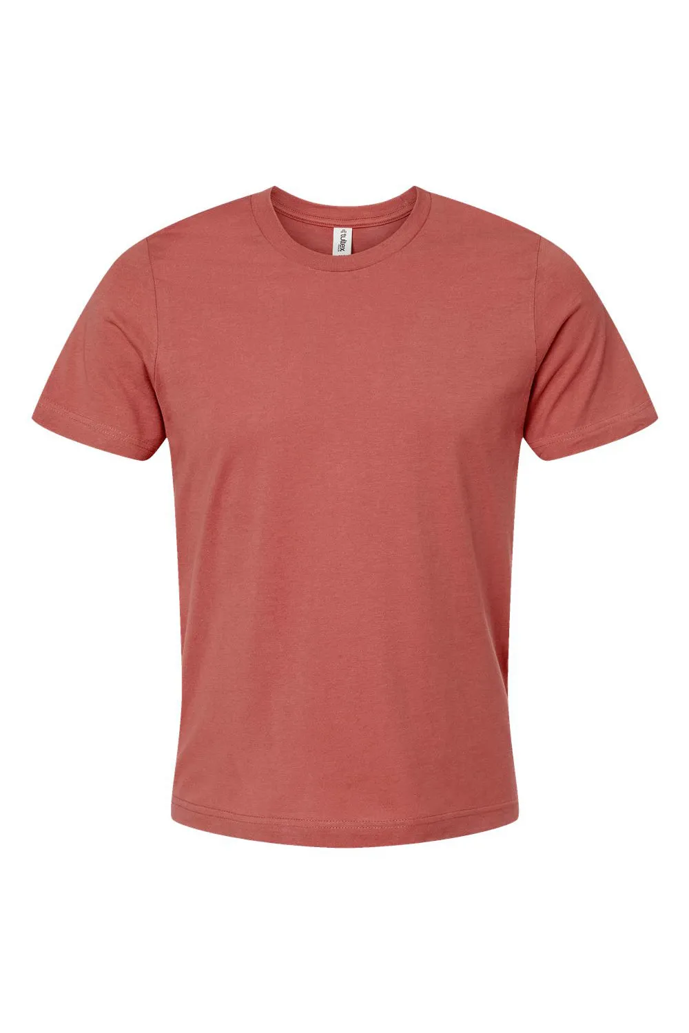 Tultex Mens Premium Short Sleeve Crewneck T-Shirt - Terracotta Red - Closeout