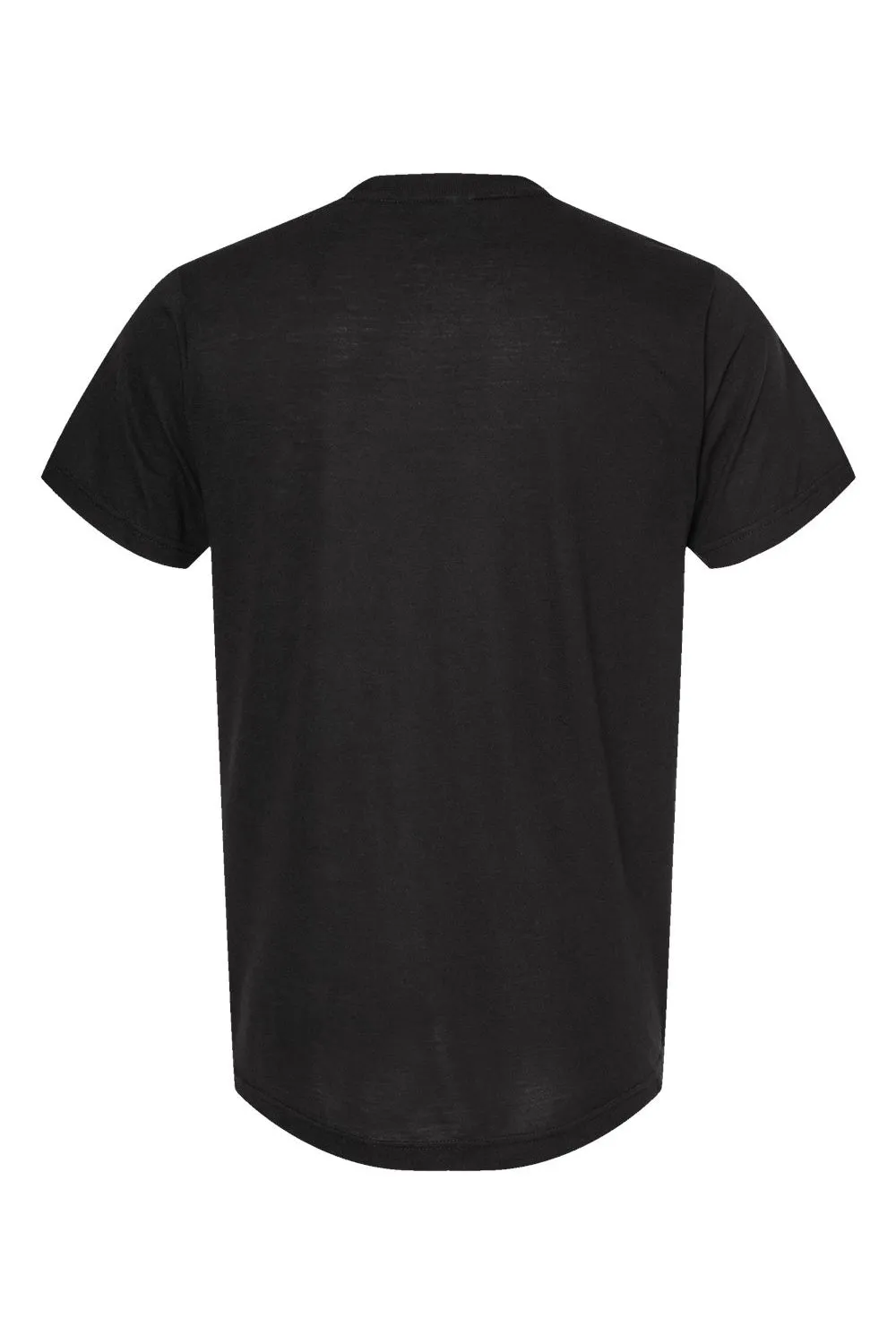 Tultex Mens Short Sleeve Crewneck T-Shirt - Black