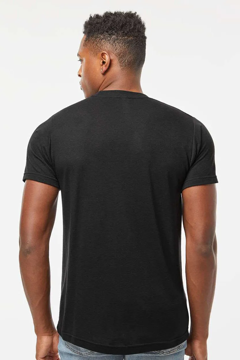 Tultex Mens Short Sleeve Crewneck T-Shirt - Black
