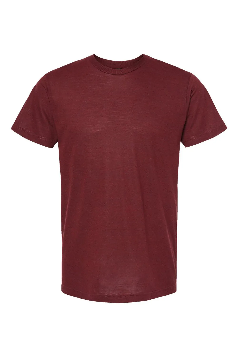 Tultex Mens Short Sleeve Crewneck T-Shirt - Cardinal Red - Closeout