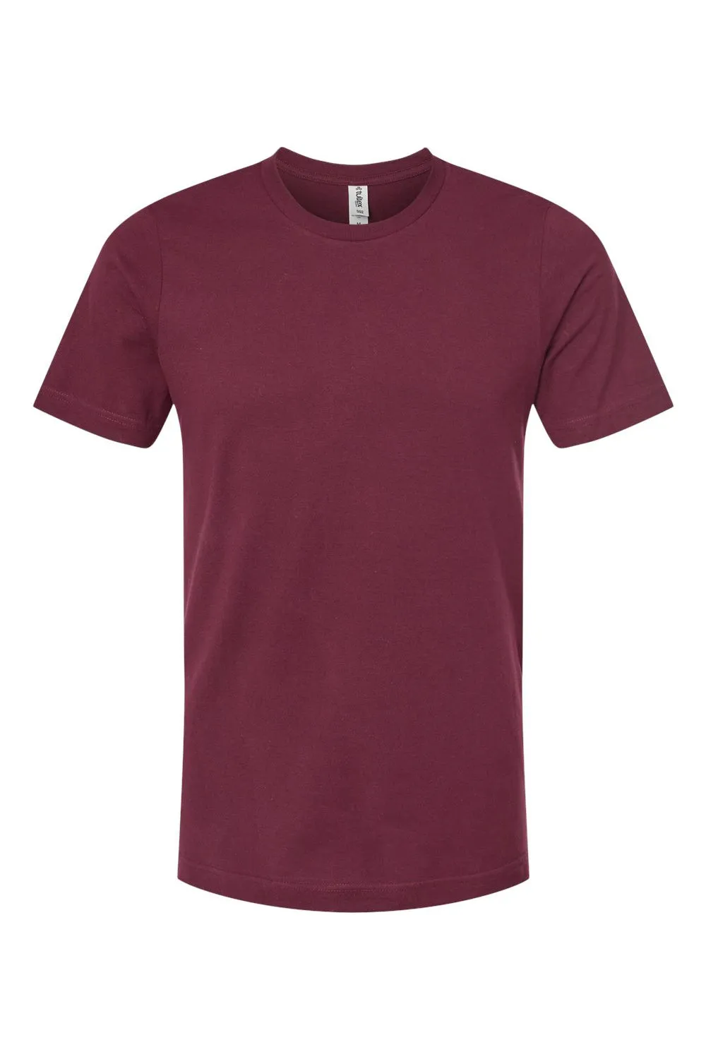 Tultex Mens Short Sleeve Crewneck T-Shirt - Maroon