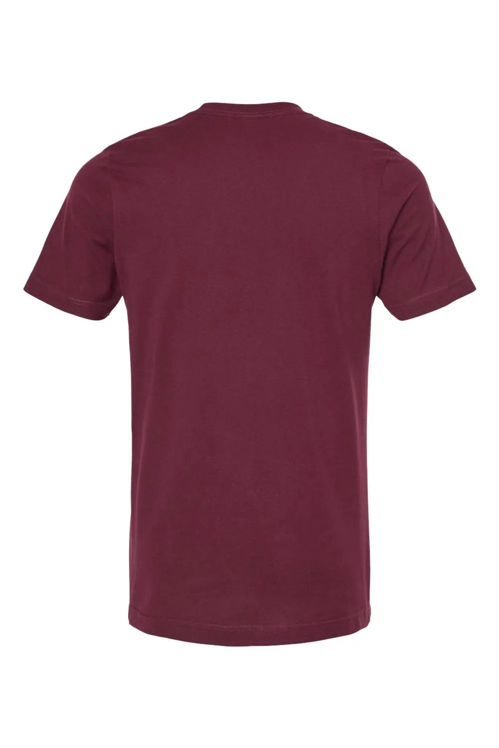 Tultex Mens Short Sleeve Crewneck T-Shirt - Maroon