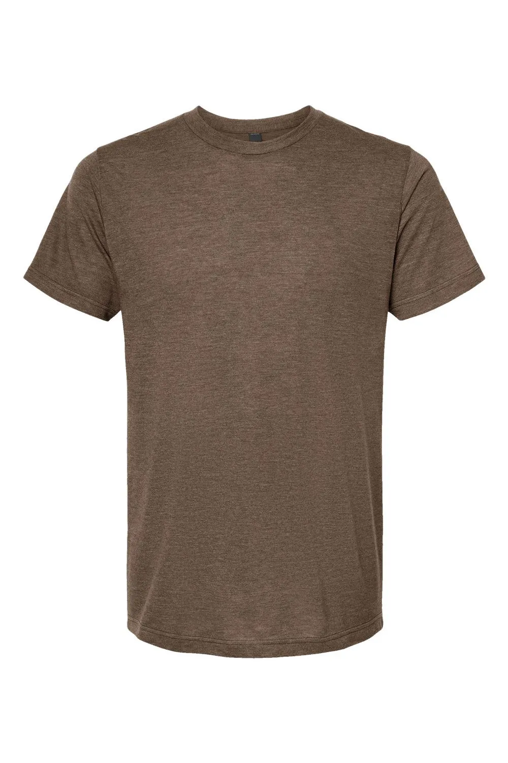 Tultex Mens Short Sleeve Crewneck T-Shirt - Mocha Brown