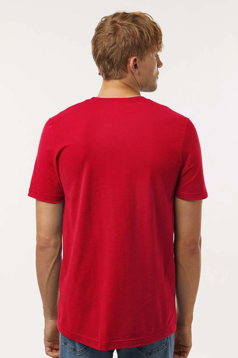 Tultex Mens Short Sleeve Crewneck T-Shirt - Red