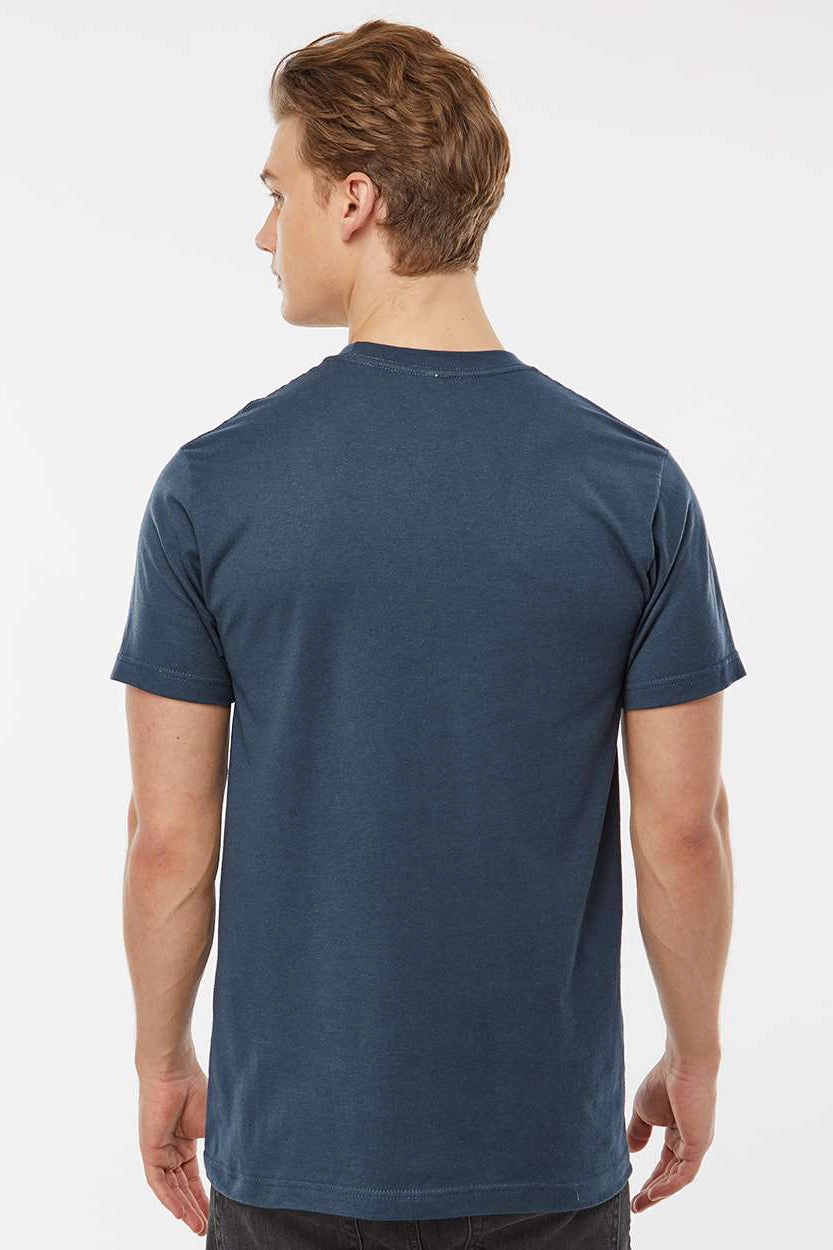 Tultex Mens Fine Jersey Short Sleeve Crewneck T-Shirt - Indigo Blue