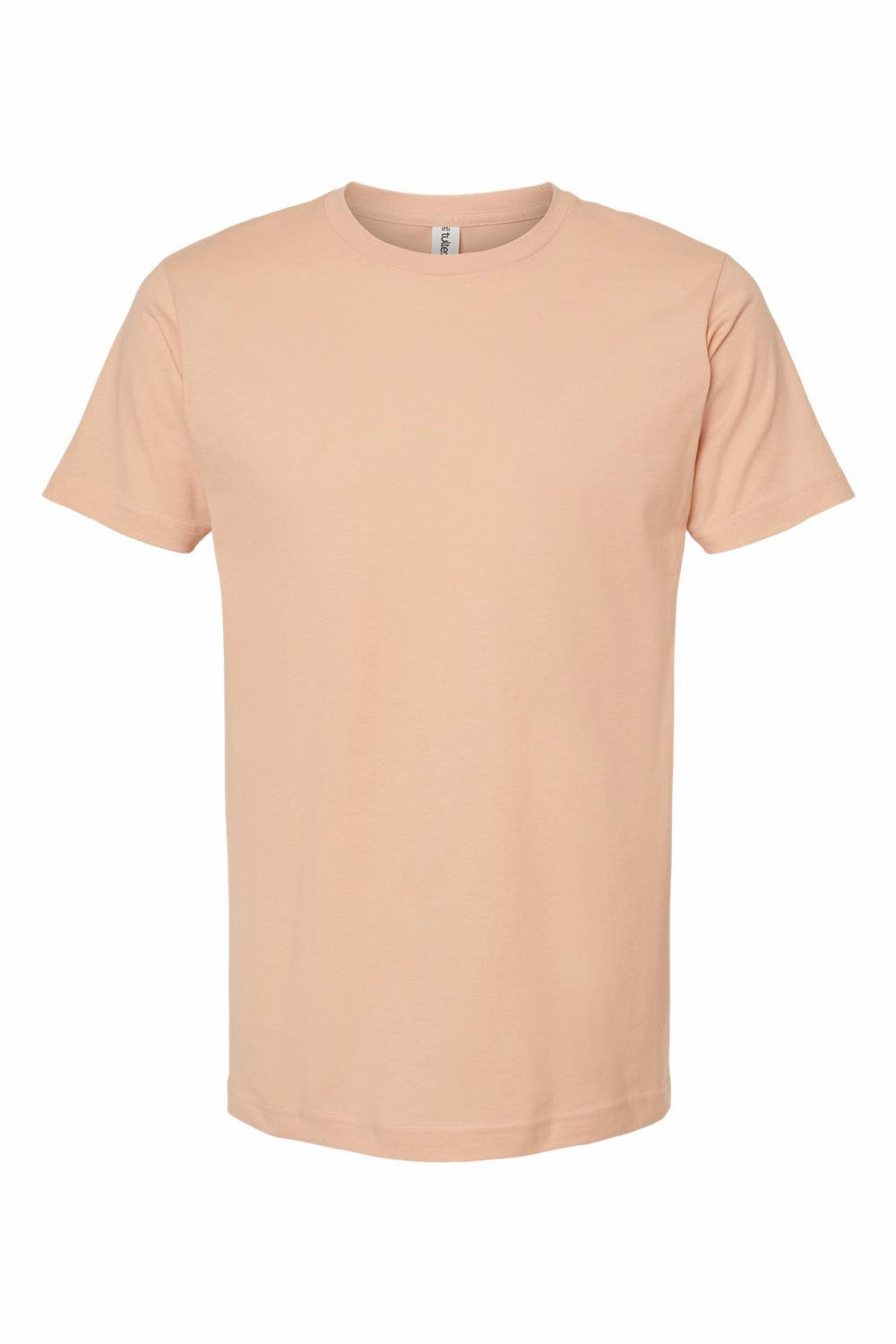 Tultex Mens Fine Jersey Short Sleeve Crewneck T-Shirt - Peach