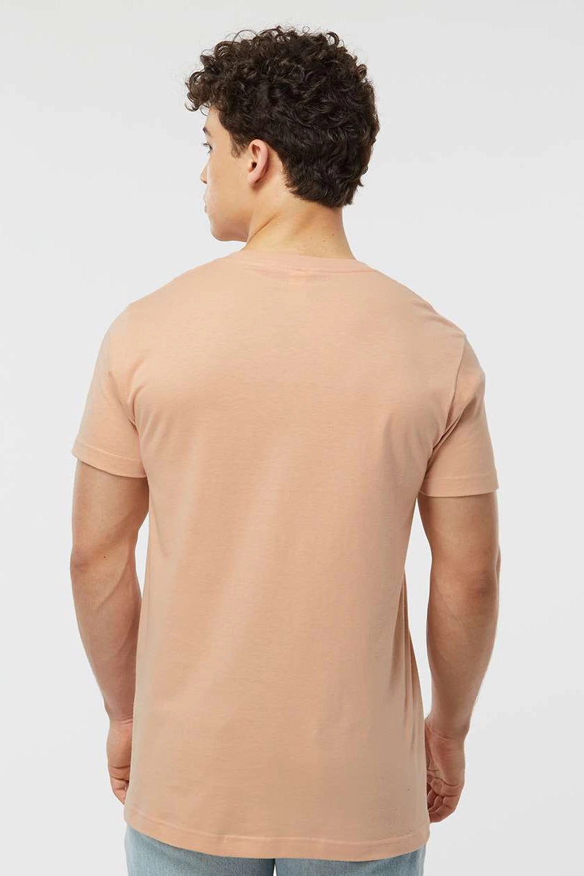 Tultex Mens Fine Jersey Short Sleeve Crewneck T-Shirt - Peach