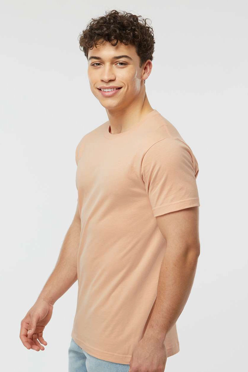 Tultex Mens Fine Jersey Short Sleeve Crewneck T-Shirt - Peach