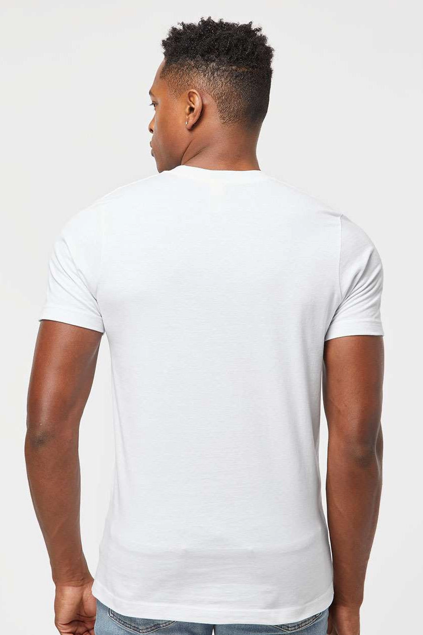 Tultex Mens Premium Short Sleeve Crewneck T-Shirt - White - Closeout