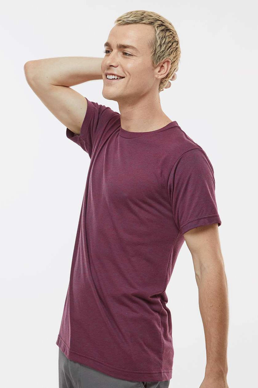 Tultex Mens Short Sleeve Crewneck T-Shirt - Berry
