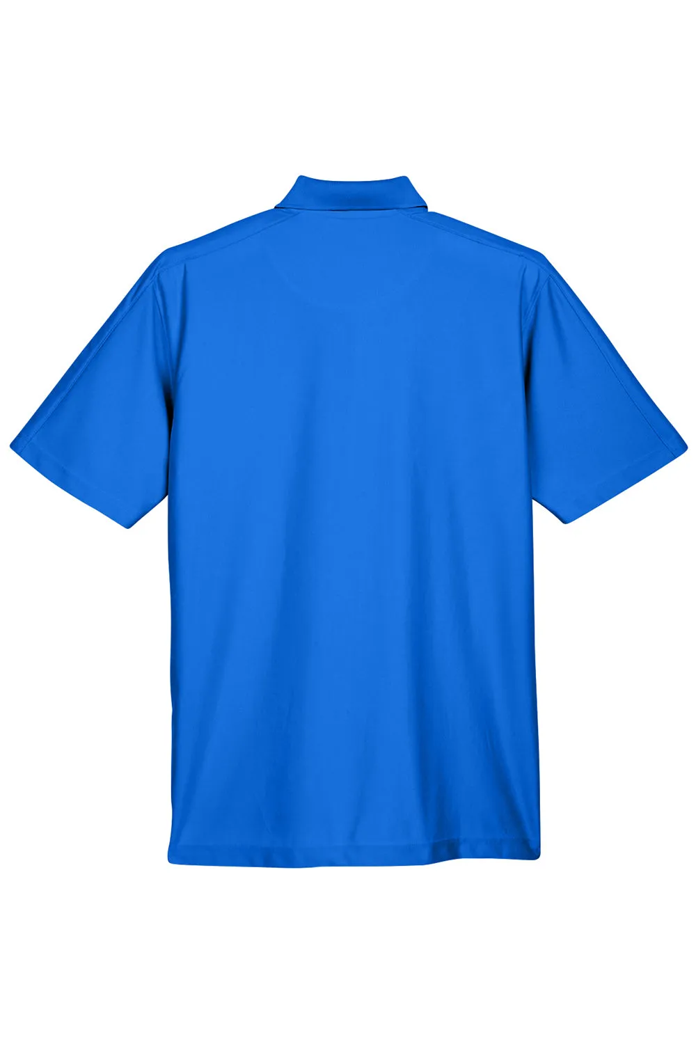 UltraClub Mens Cool & Dry Elite Performance Moisture Wicking Short Sleeve Polo Shirt - Royal Blue