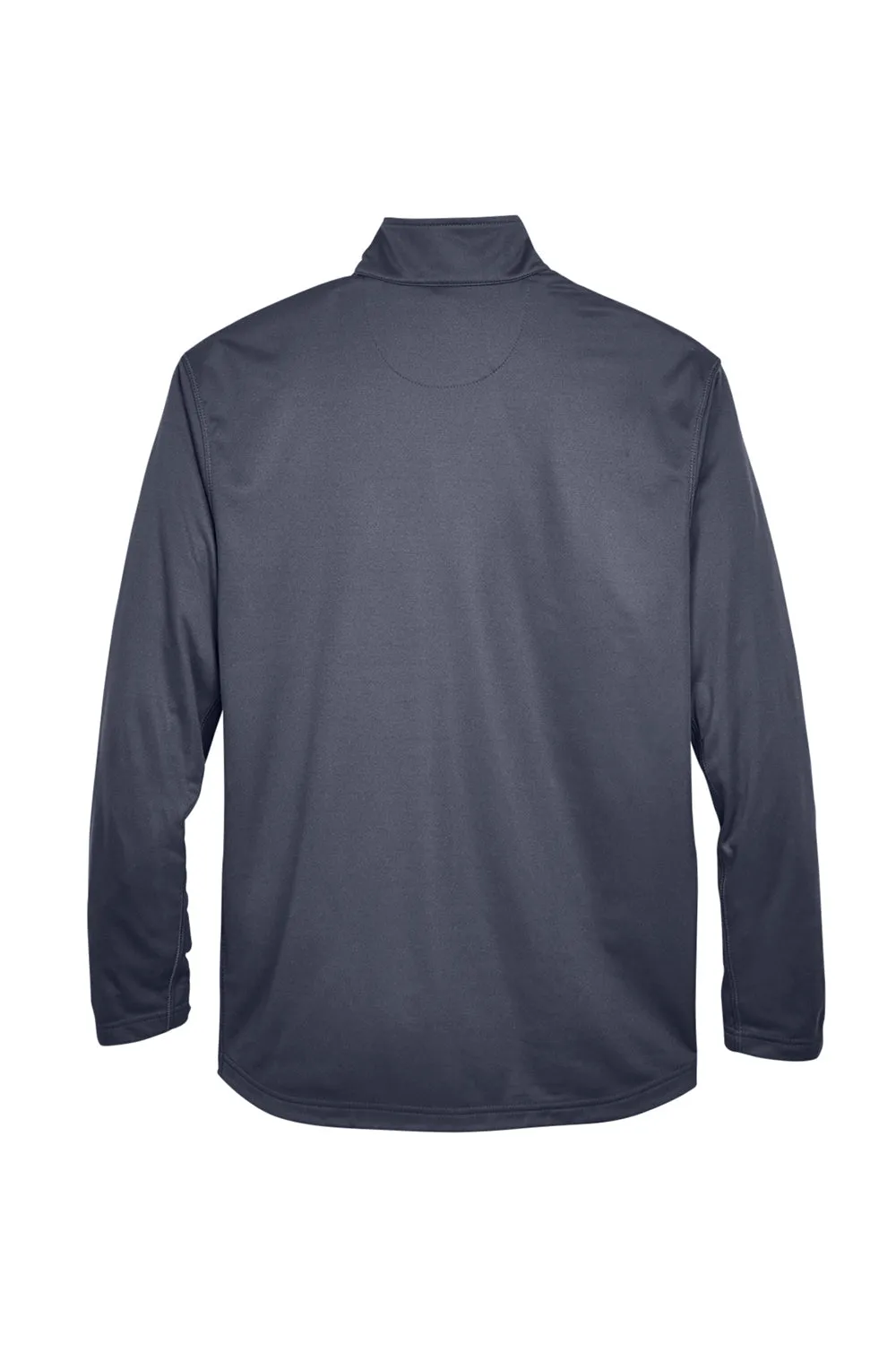 UltraClub Mens Cool & Dry Moisture Wicking 1/4 Zip Sweatshirt w/ Pocket - Charcoal Grey