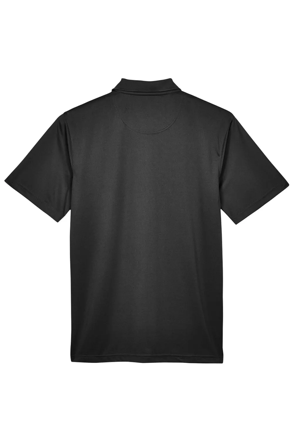 UltraClub Mens Cool & Dry Moisture Wicking Short Sleeve Polo Shirt - Black
