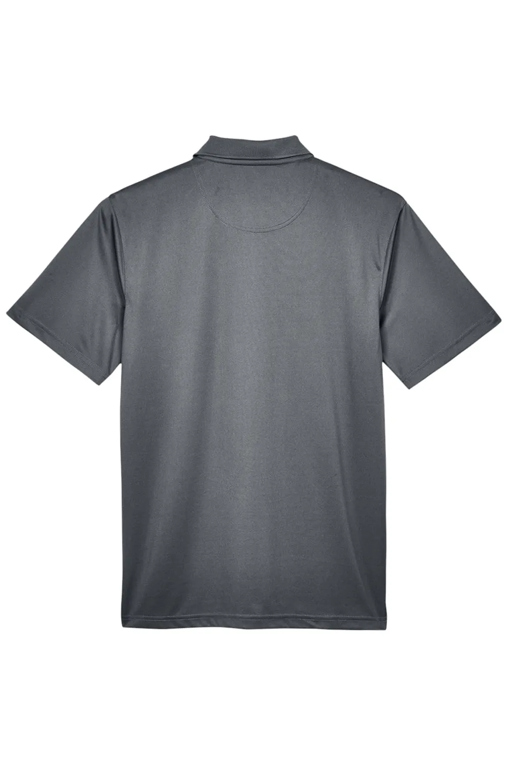 UltraClub Mens Cool & Dry Moisture Wicking Short Sleeve Polo Shirt - Charcoal Grey
