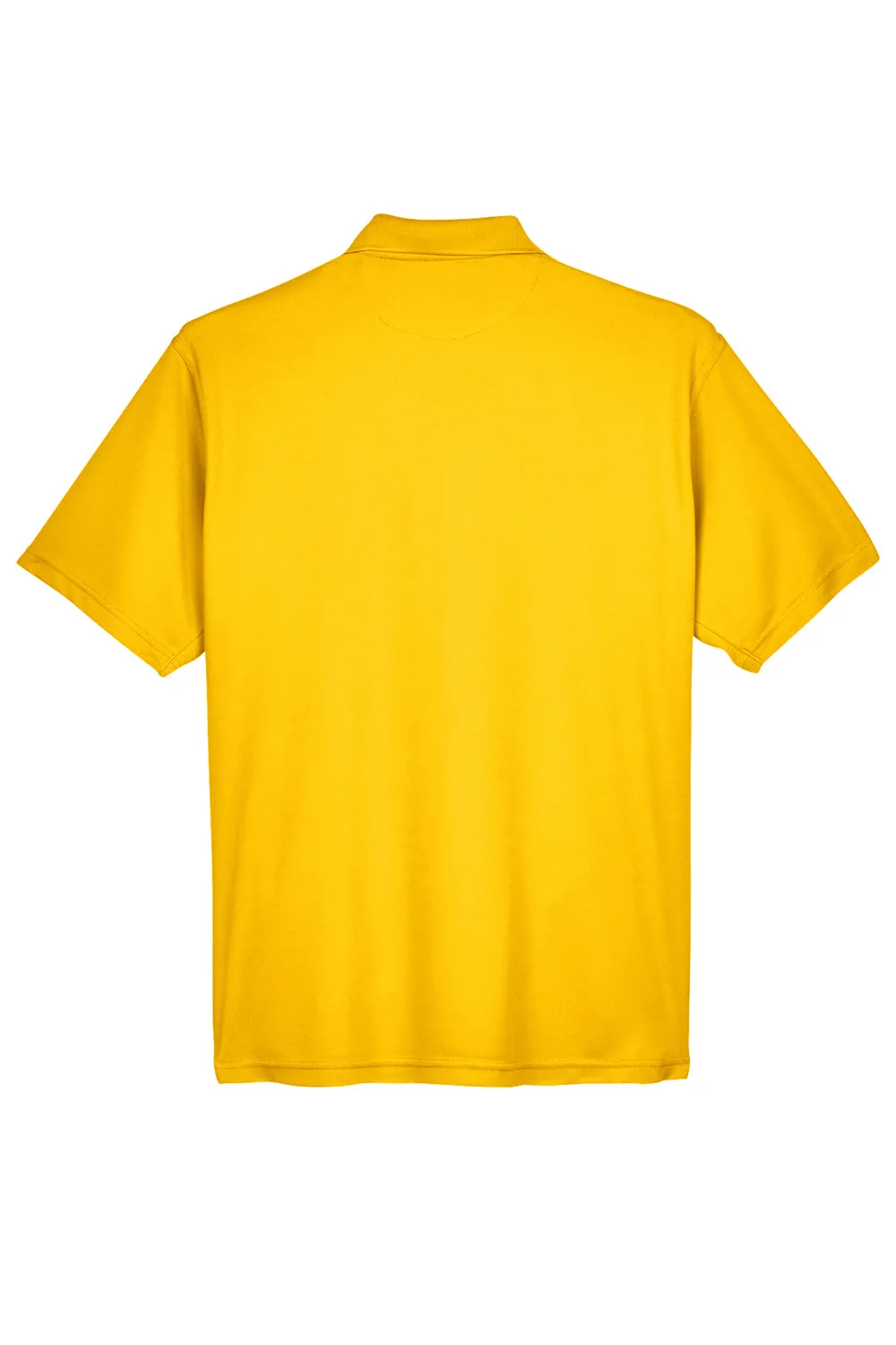 UltraClub Mens Cool & Dry Moisture Wicking Short Sleeve Polo Shirt - Gold