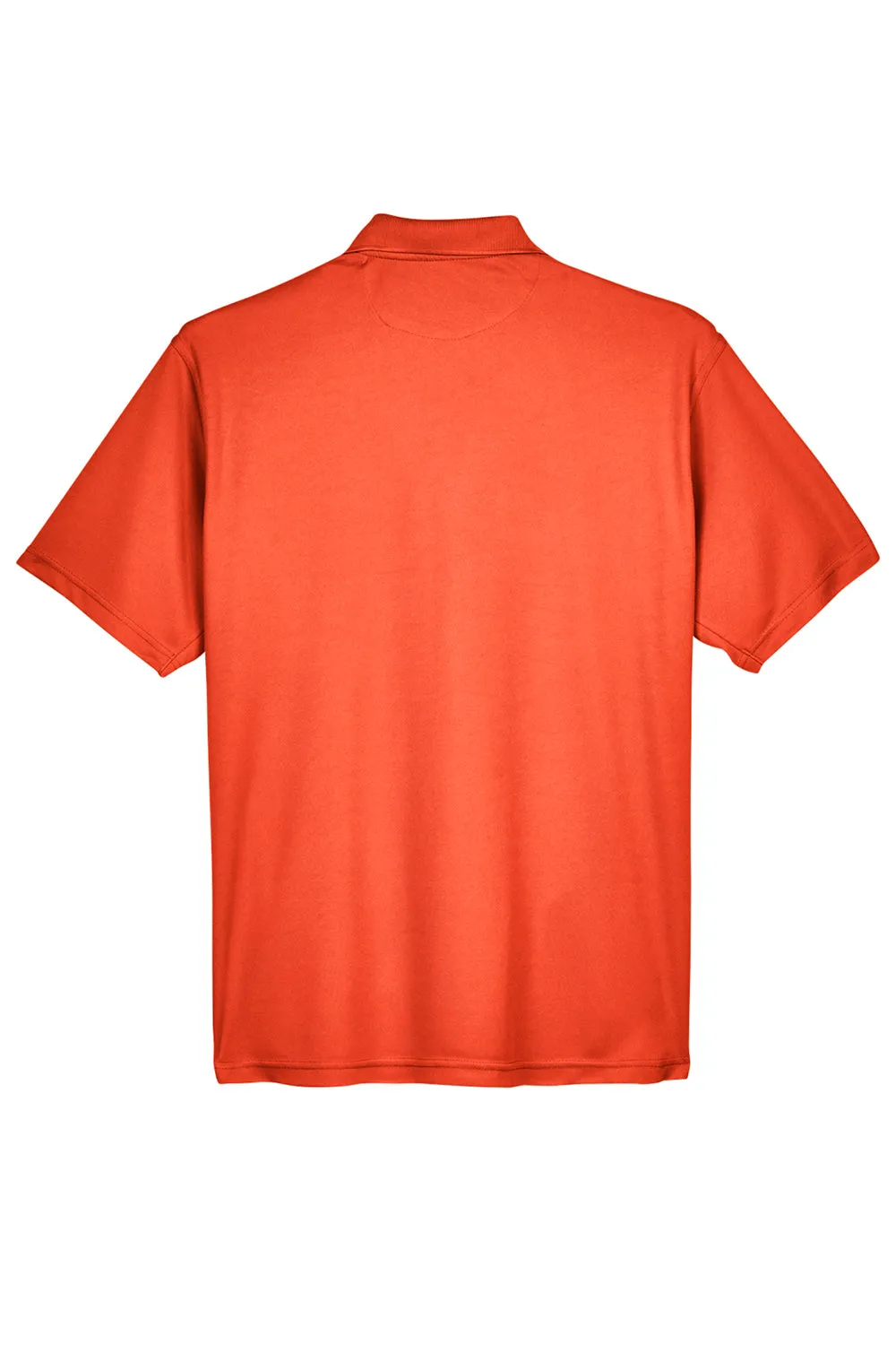 UltraClub Mens Cool & Dry Moisture Wicking Short Sleeve Polo Shirt - Orange