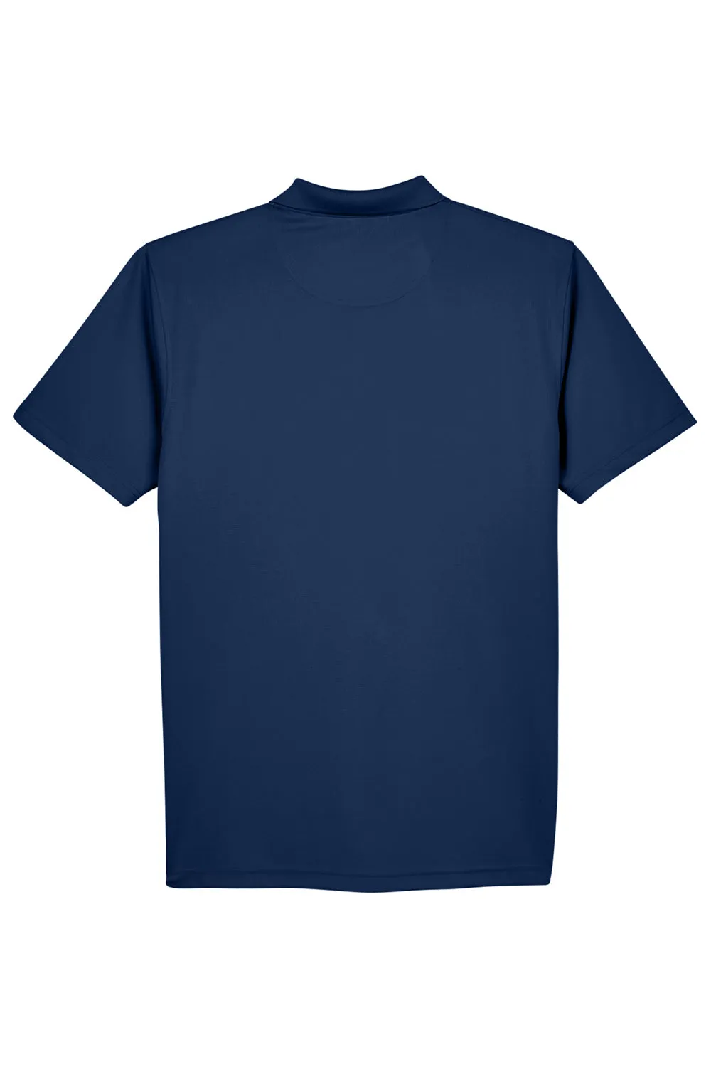 UltraClub Mens Cool & Dry Performance Moisture Wicking Short Sleeve Polo Shirt - Navy Blue