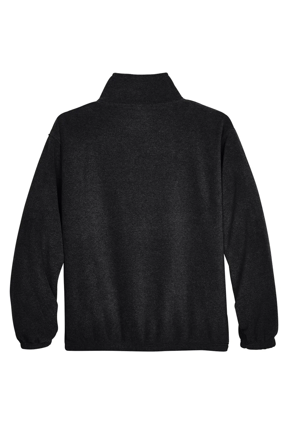 UltraClub Mens Iceberg Pill Resistant Fleece Full Zip Jacket - Black