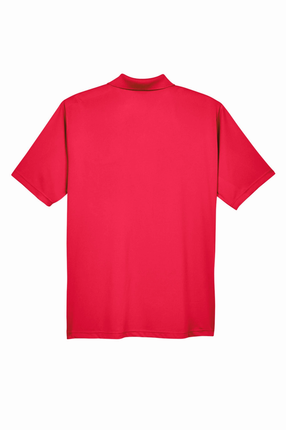 UltraClub Mens Cool & Dry 8 Star Elite Performance Moisture Wicking Short Sleeve Polo Shirt - Red