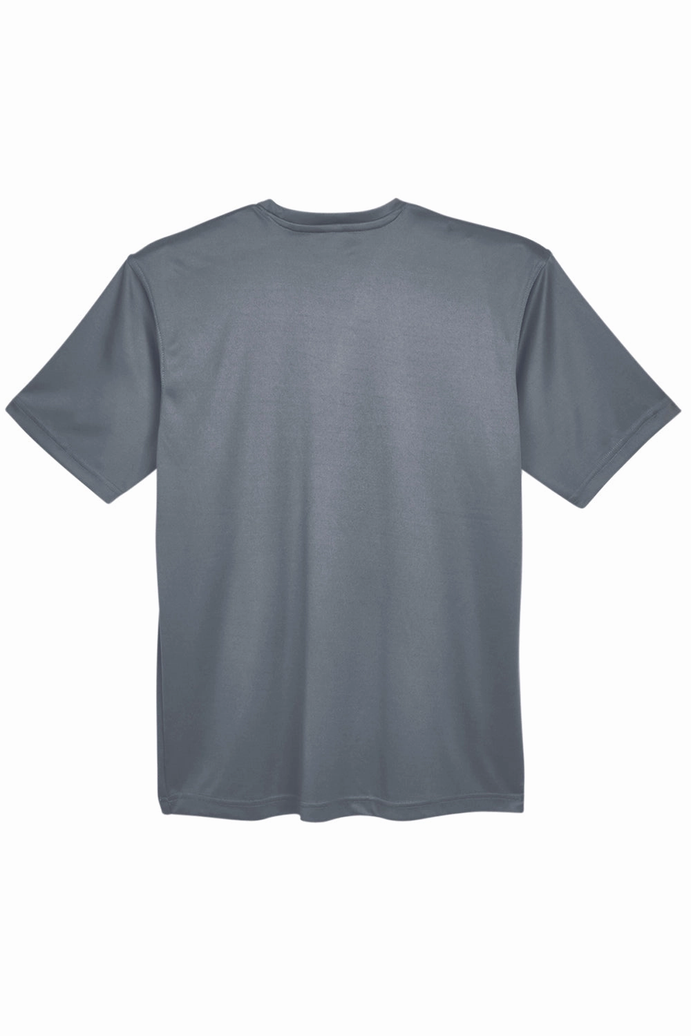 UltraClub Mens Cool & Dry Performance Moisture Wicking Short Sleeve Crewneck T-Shirt - Charcoal Grey