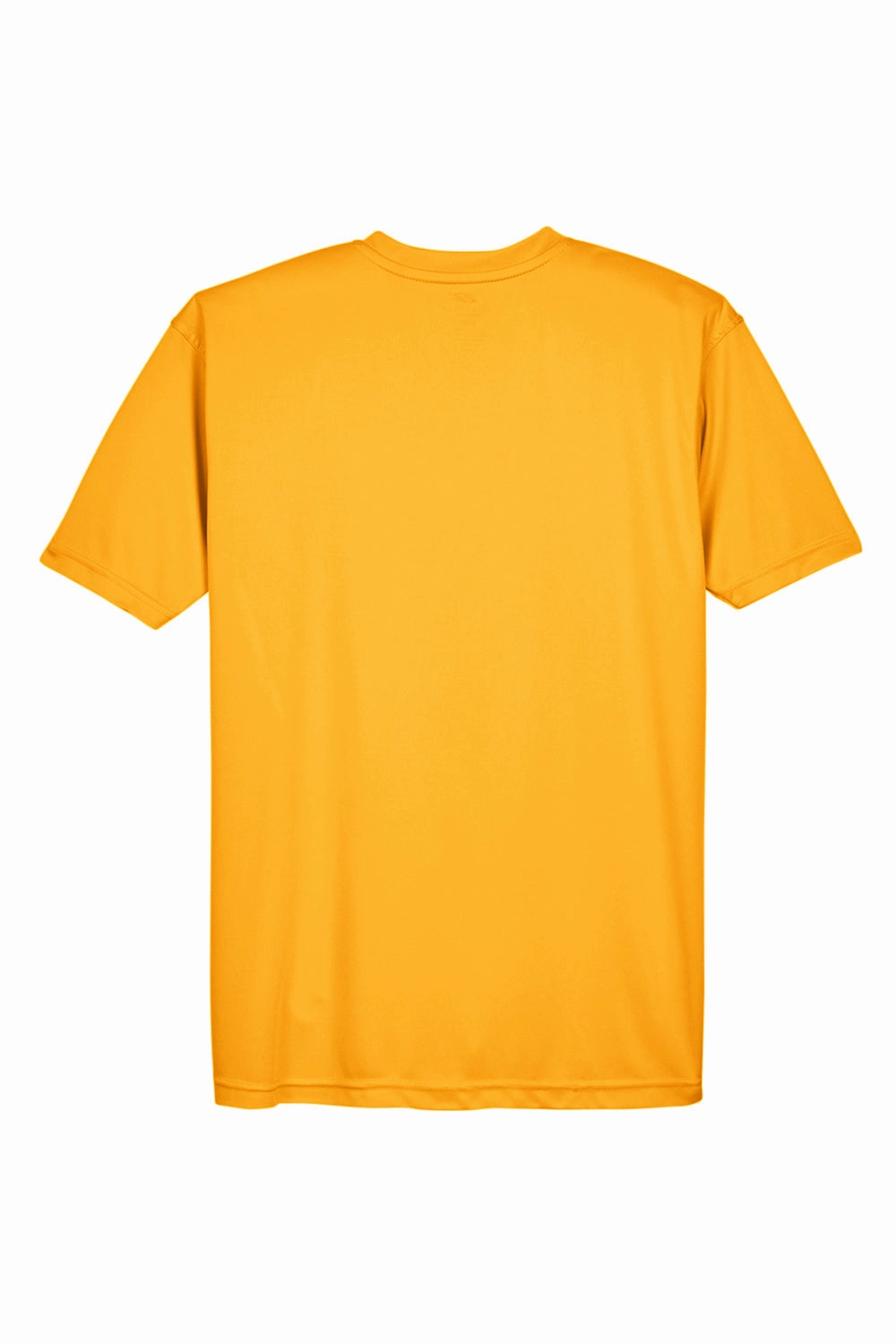 UltraClub Mens Cool & Dry Performance Moisture Wicking Short Sleeve Crewneck T-Shirt - Gold