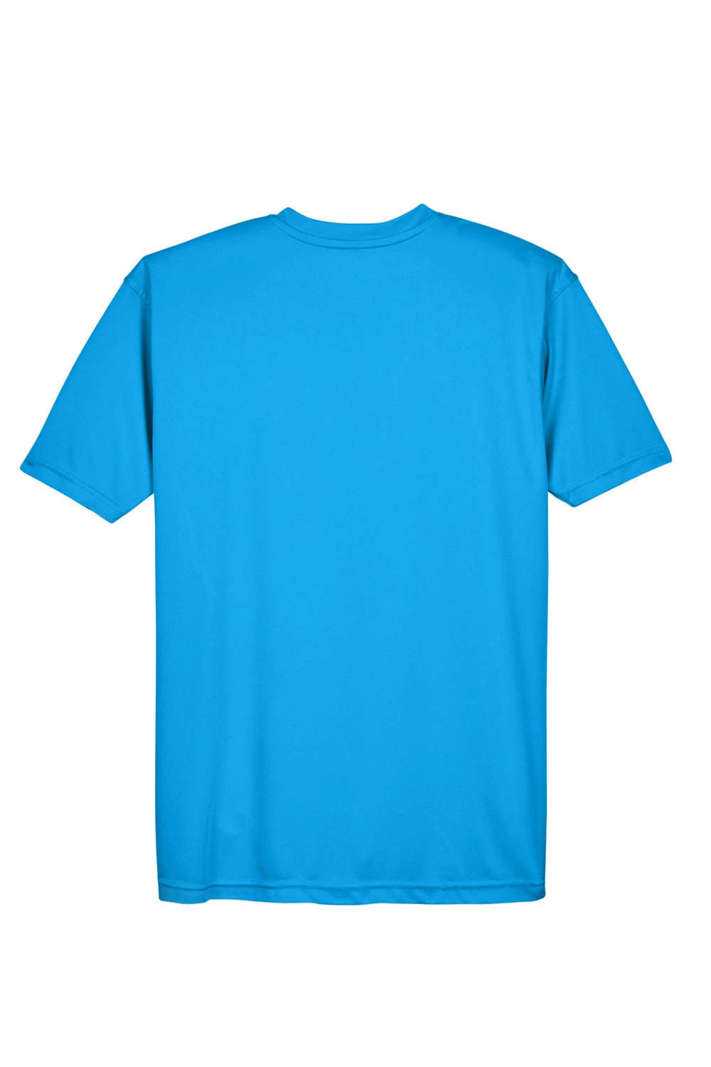 UltraClub Mens Cool & Dry Performance Moisture Wicking Short Sleeve Crewneck T-Shirt - Sapphire Blue