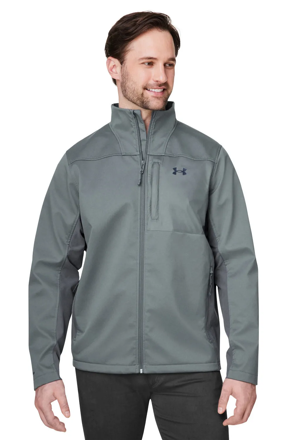 Under Armour Mens ColdGear Infrared Shield 2.0 Windproof & Waterproof Full Zip Jacket - Pitch Grey