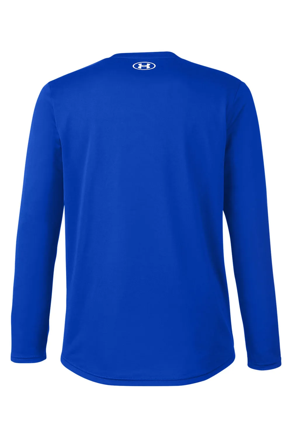 Under Armour Mens Team Tech Moisture Wicking Long Sleeve Crewneck T-Shirt - Royal Blue