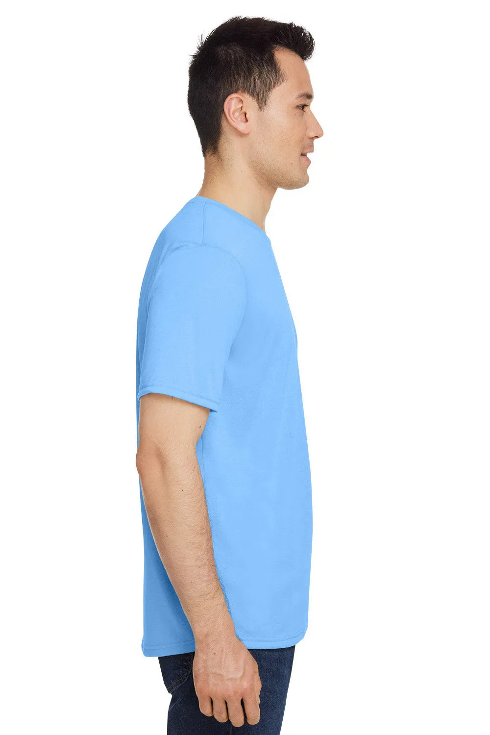 Under Armour Mens Team Tech Moisture Wicking Short Sleeve Crewneck T-Shirt - Carolina Blue