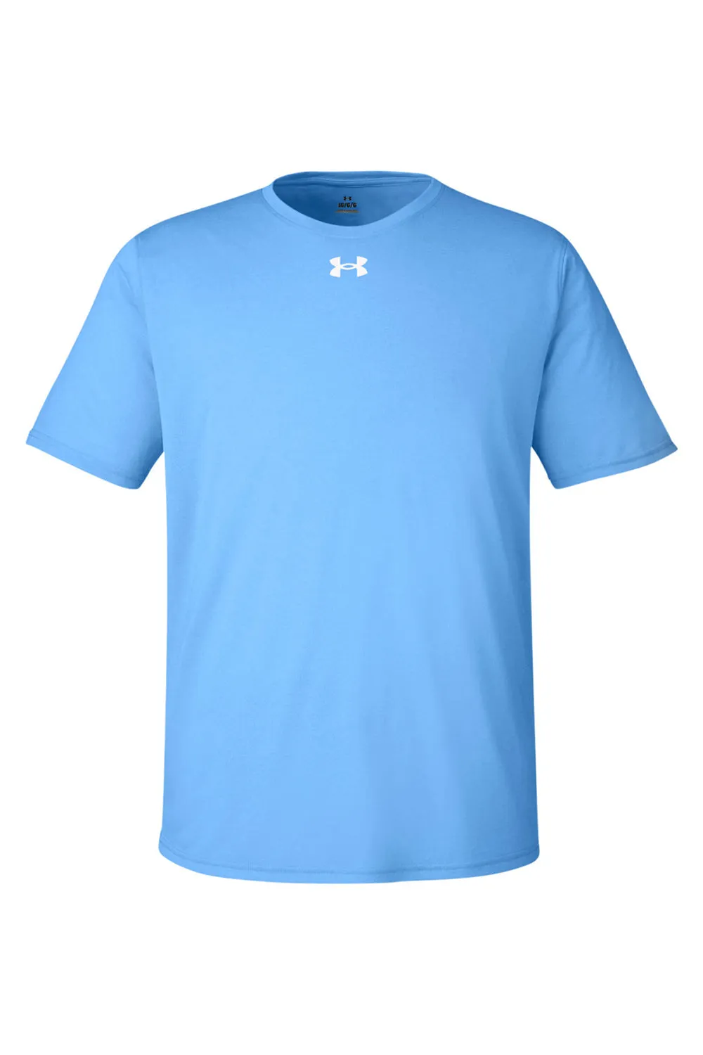 Under Armour Mens Team Tech Moisture Wicking Short Sleeve Crewneck T-Shirt - Carolina Blue