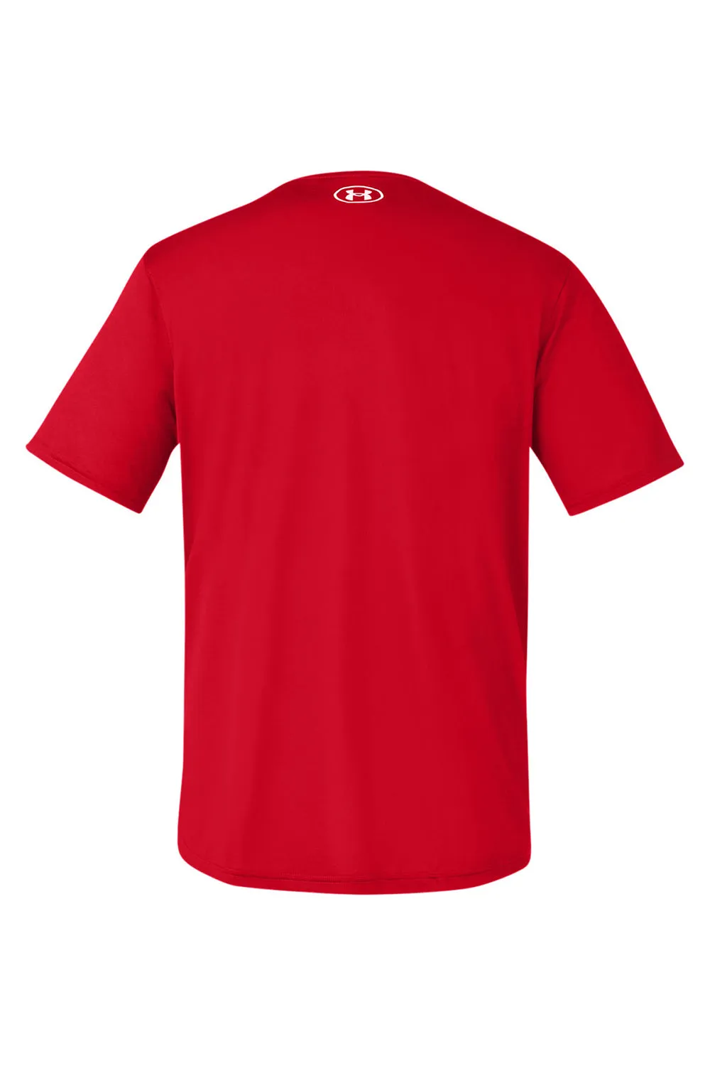 Under Armour Mens Team Tech Moisture Wicking Short Sleeve Crewneck T-Shirt - Red
