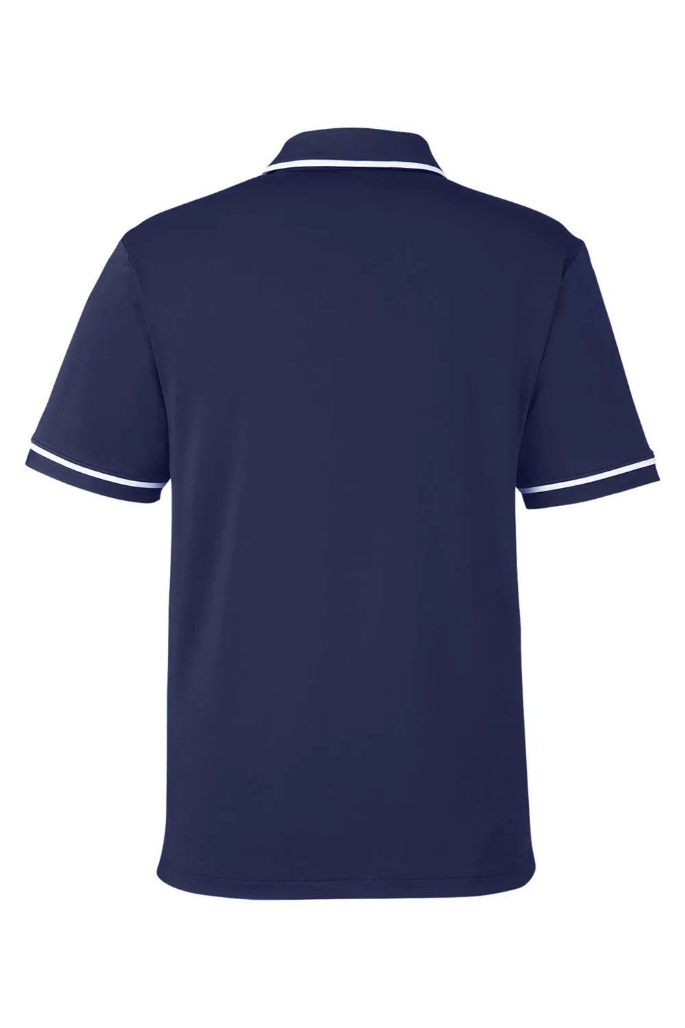 Under Armour Mens Teams Performance Moisture Wicking Short Sleeve Polo Shirt - Midnight Navy Blue