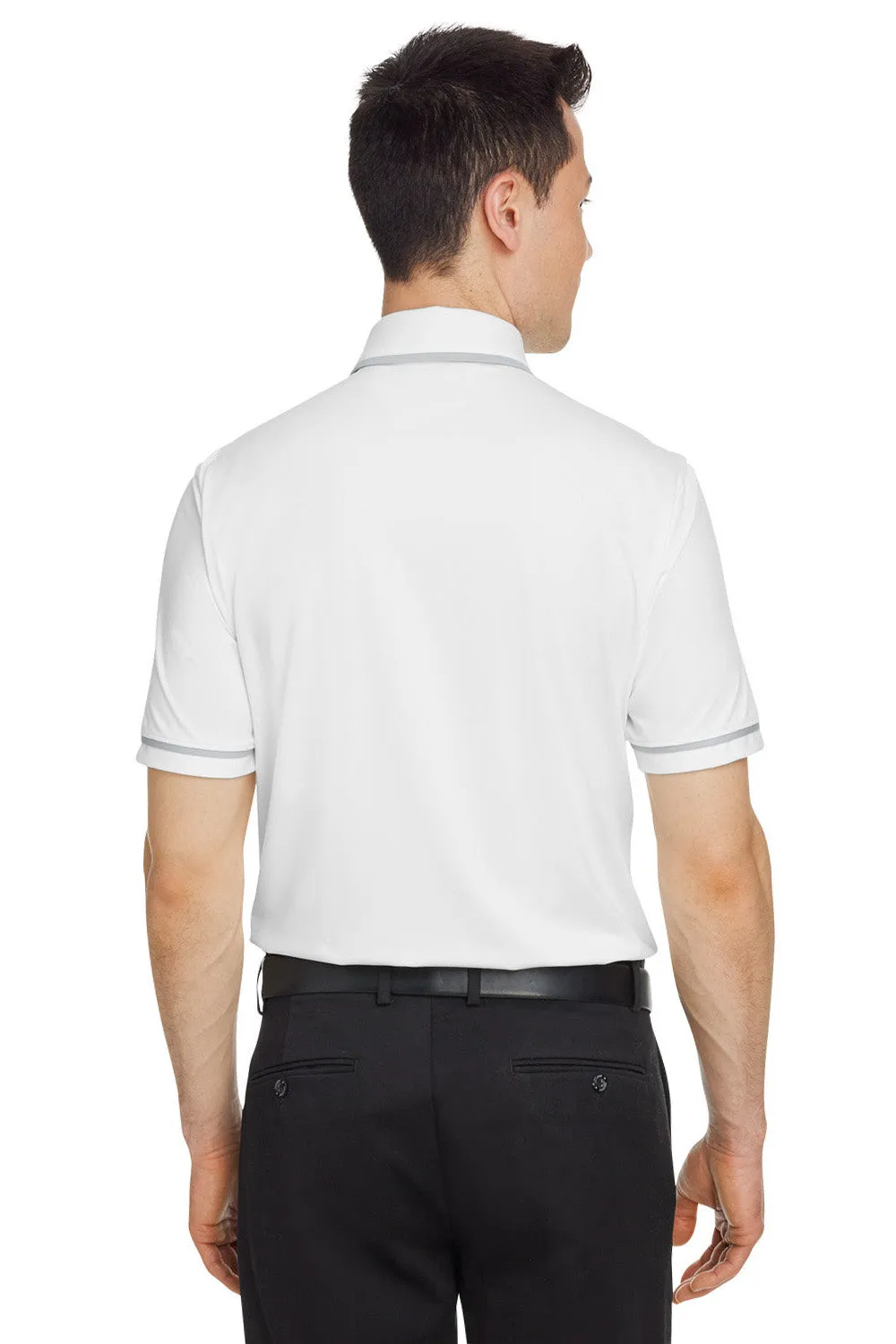 Under Armour Mens Teams Performance Moisture Wicking Short Sleeve Polo Shirt - White