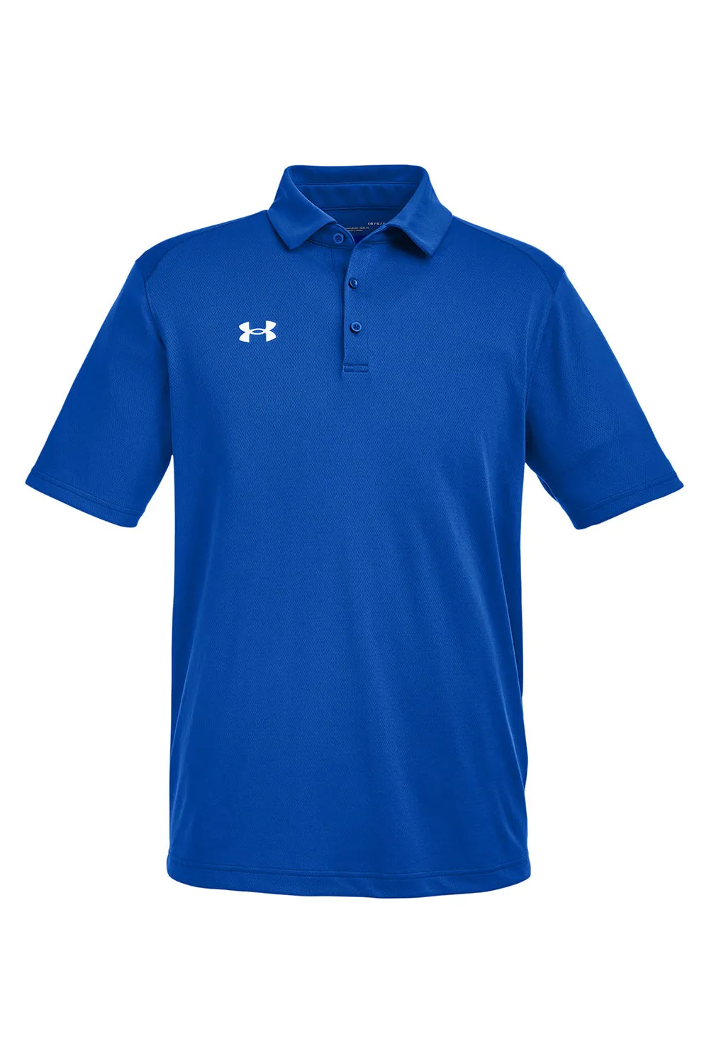 Under Armour Mens Tech Moisture Wicking Short Sleeve Polo Shirt - Royal Blue