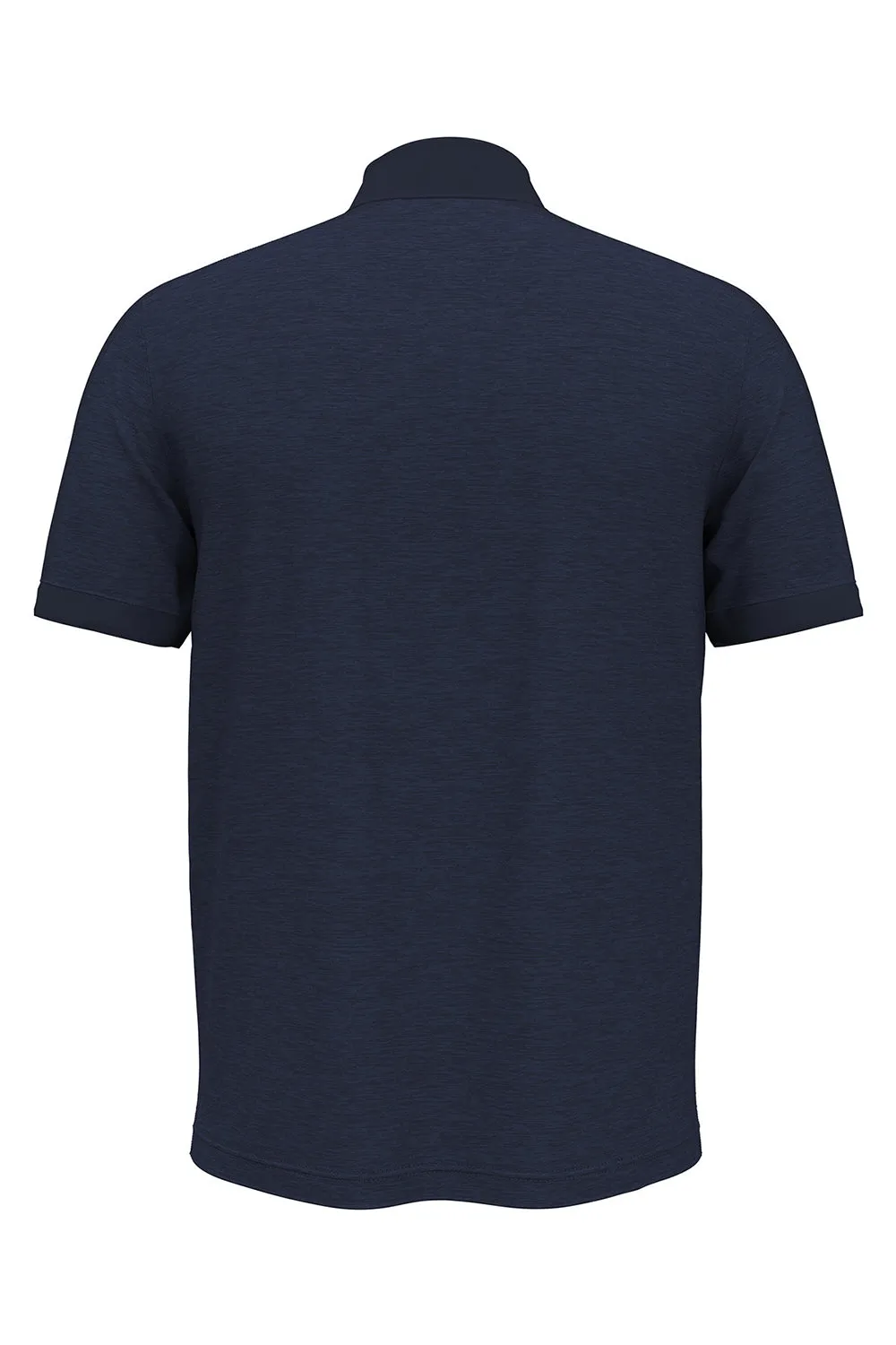 Under Armour Mens Trophy Level Moisture Wicking Short Sleeve Polo Shirt - Midnight Navy Blue
