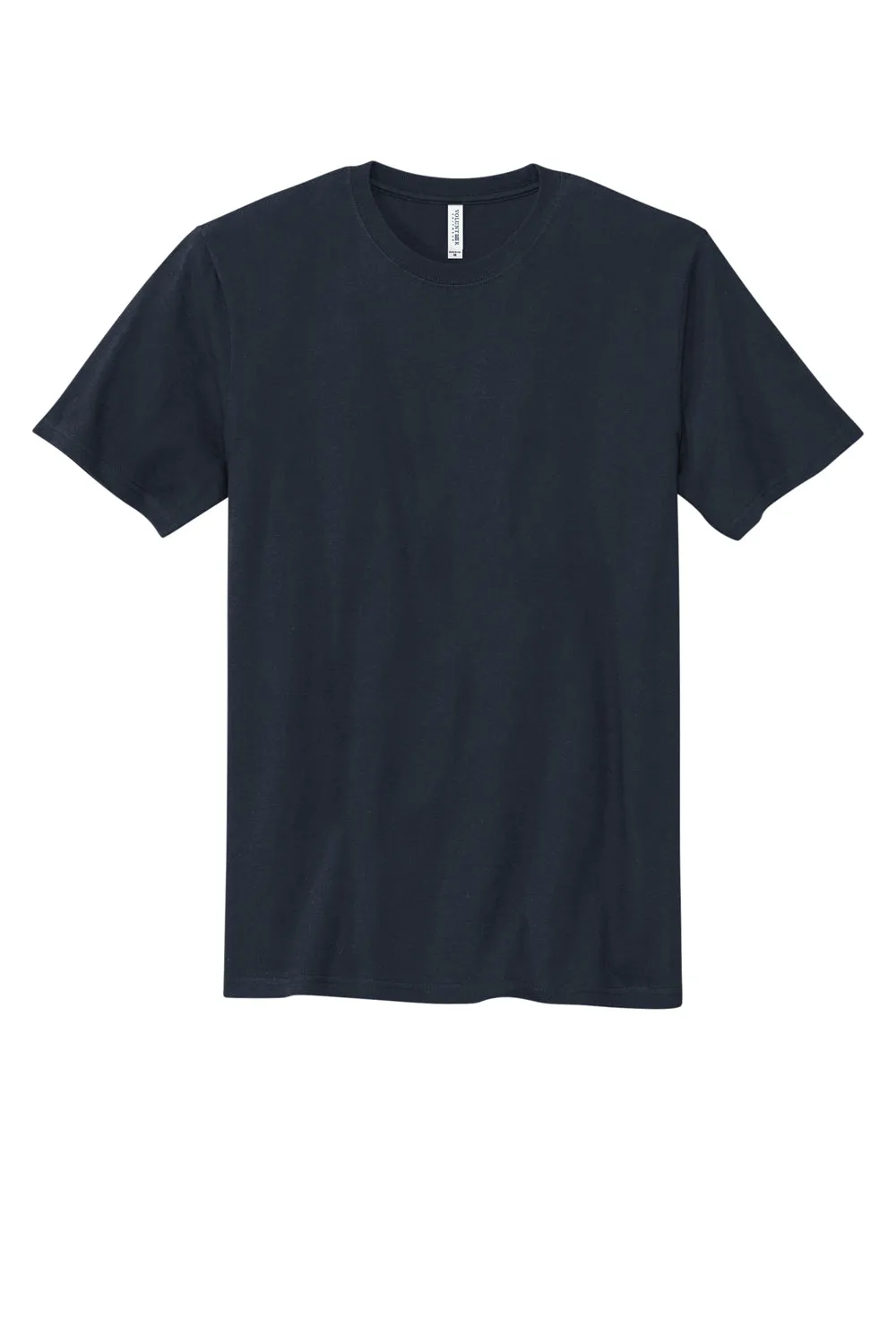 Volunteer Knitwear Mens USA Made Chore Short Sleeve Crewneck T-Shirt - Strong Navy Blue